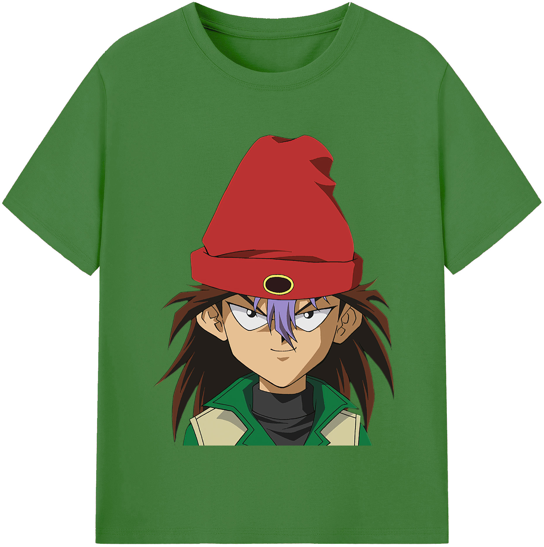 （画像用） 遊☆戯☆王 Yu-Gi-Oh! レディースカジュアルプリントTシャツ（綿100％）